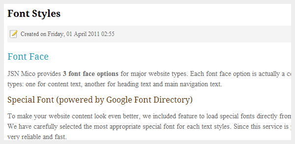 Font Face News Special